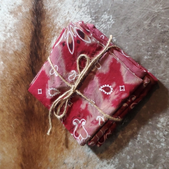 Other - Distressed Bandana Napkin Set